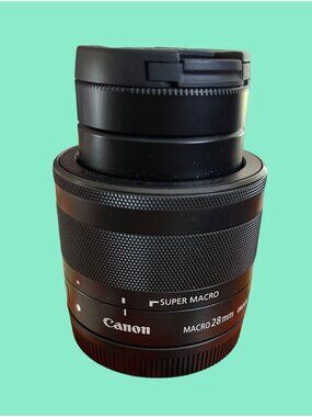 Canon EF-M 28mm f/3.5 IS STM Macro Lens With Super Macro Mode